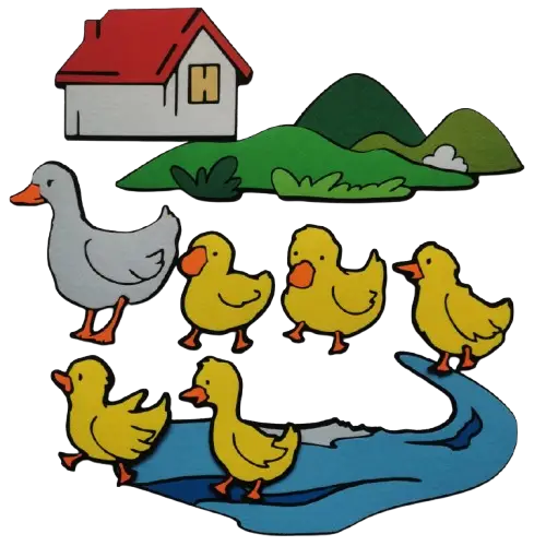Five little ducks FS002
