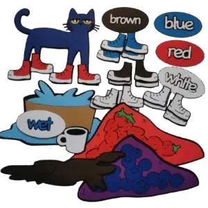 Pete the cat I love my white shoes FS010
